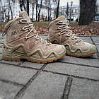 🔥 Демісезонні черевики тактичні "AK Tactical - 5 дюймів" (койот) військові берци, нацгвардії, трекінгові, фото 3