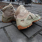 🔥 Демісезонні черевики тактичні "AK Tactical - 5 дюймів" (койот) військові берци, нацгвардії, трекінгові, фото 4