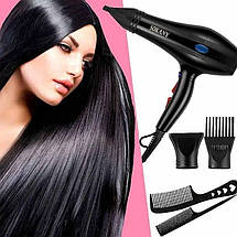 Фен професійний для укладання волосся SOKANY SY-3866 2400Вт концентратор та гребінець, фото 3