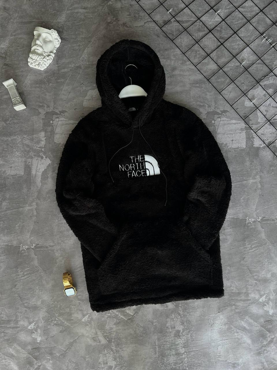 Чоловіча плюшева кофта худі The North Face M1679 чорна