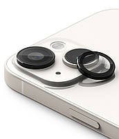 Защитное стекло на камеру Ringke Camera Lens Frame Glass для iPhone 15 / 15 Plus Black (CM09875RS)