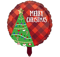Фольгована куля "Marry Christmas", 45 см