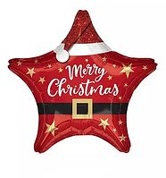 Фольгована куля "Marry Christmas", 45 см