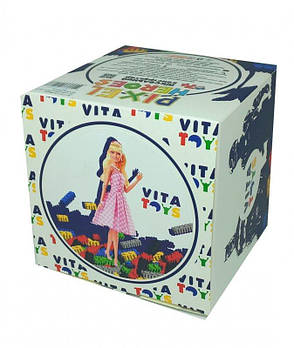 Іграшка-конструктор дитяча "Пікселі" Лялька 448 деталі VTK0122