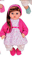 Кукла шатенка 46 см детская мягконабивная 4 вида фразы песня стих PL-520-1803A