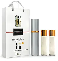 Мини-духи с ферoмонами мужские Dior Homme Sport 3х15 мл