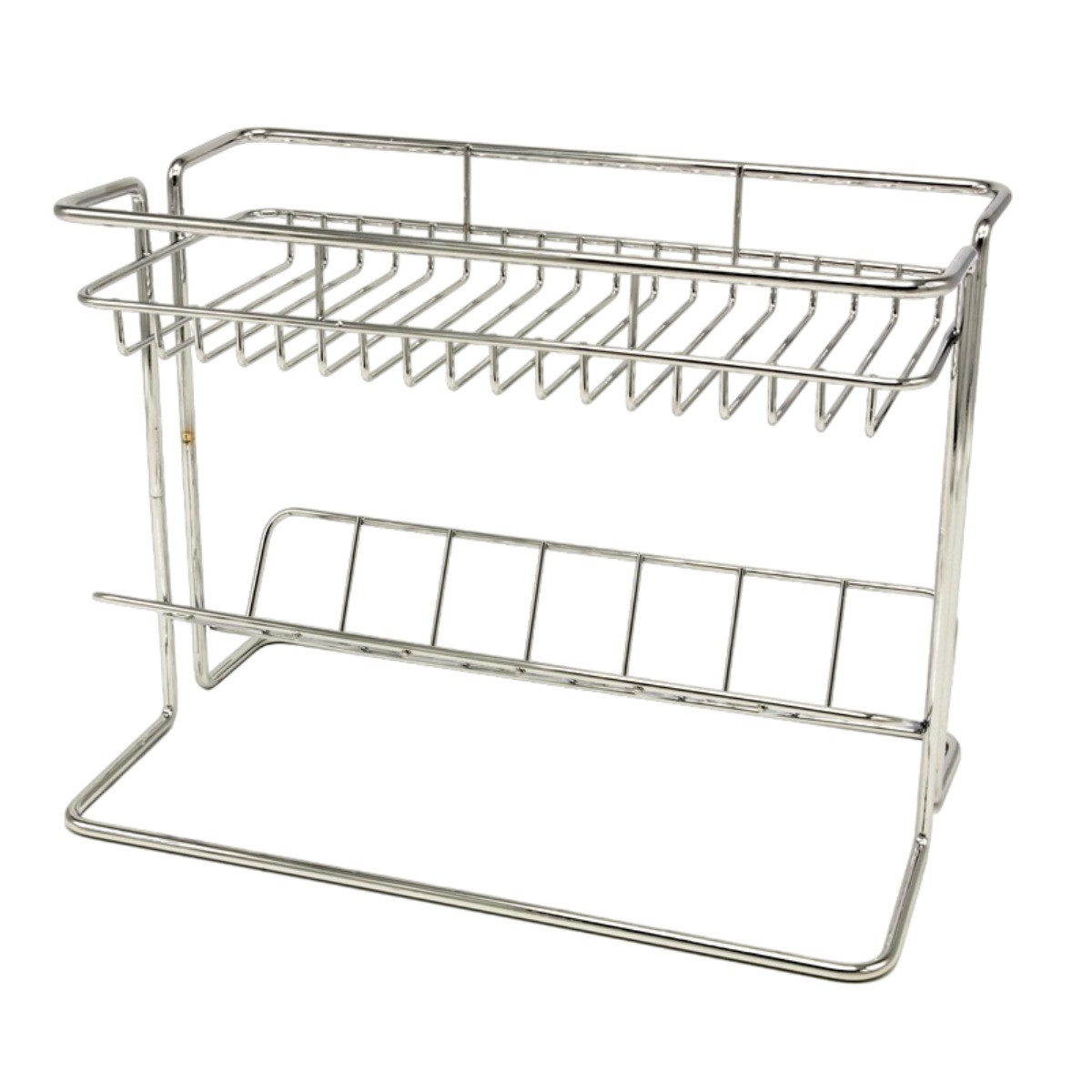 Полиця кухонна для сушіння посуду A-PLUS 2 яруси (1167)