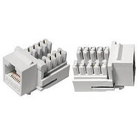 Адаптер для подключения сетевых кабелей Fibrain XA-HDKS-0 KEYSTONE FOR RJ45 HD серый