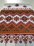 Рушник Орнамент Ромби 1,45*36  червоний, фото 11
