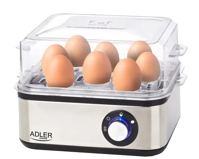 Яйцеварка для микроволновки Adler AD 4486 на 8 яиц Яйцеварка-пароварка 500 Вт Яйцеварка электрическая egg - фото 4 - id-p1985129559