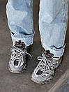 Кросівки чоловічі сірі Balenciaga Track 3.0 Gray Premium (10634), фото 3
