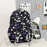 Стильний молодіжний міський рюкзак для підлітка до школи, фото 6