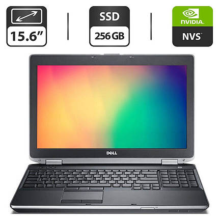 Ноутбук Б-клас Dell Latitude E6530/ 15.6" (1600x900)/ Core i5-3360M/ 8 GB RAM/ 256 GB SSD/ NVS 5200M 1GB, фото 1