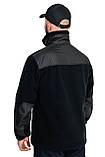 Тактична флісова кофта SARMAT Dark blue FLEECE 280 г/м темно-синя WinTac, фото 4