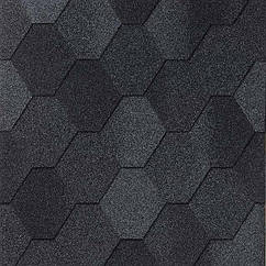 Бітумна черепиця  Number One Hex (52) Dual Black