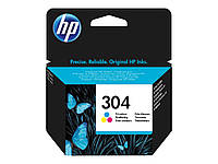 Оригінальний картридж HP 304 Tri-Color DeskJet 2620 2630