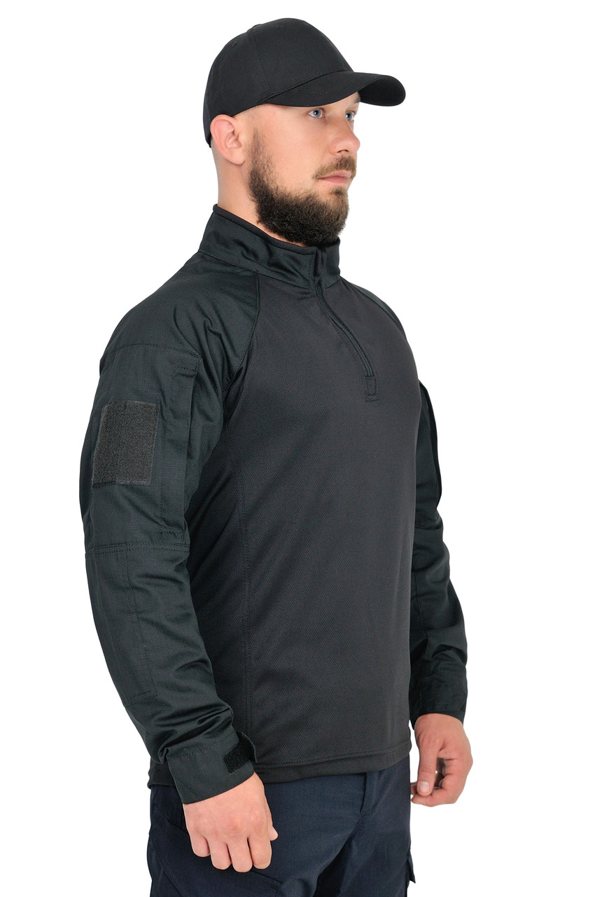 Тактична сорочка "Убакс" BLACK CoolPas (UBACS чорна) WinTac, фото 1