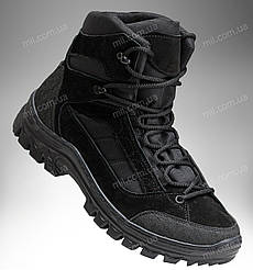 Тактичні демісезонні черевики / всесезонне армійське взуття демі VENDETA (black)