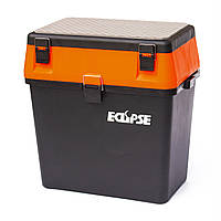 Зимний ящик ECLIPSE 19л - нагрузка 130кг Ice Fishbox оранжевый