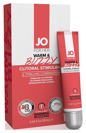 Збудливий кліторальний гель System JO WARM & amp; BUZZY (10 мл), фото 1