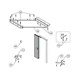 Система для збирання дверей Compack LP80 (LFM90) права, фото 3