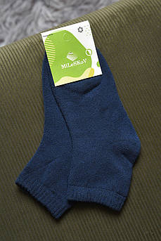 Шкарпетки махрові дитячі для хлопчика синього кольору розмір 26-30 153984M