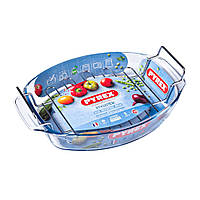 Форма для запікання скляна Pyrex Optimum 412U000 з решіткою 39*27 см