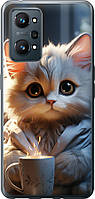 Силіконовий чохол на Realme GT Neo 2 White cat
