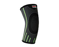 Компресійний налокітник MadMax MFA-283 3D Compressive elbow support Dark grey/Neon green S "Kg"