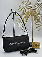 Женская сумочка кросс боди кельвин кляйн черная Calvin Klein вместительная стильная сумка через плечо