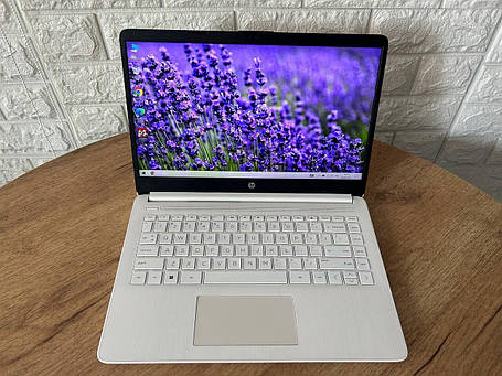 Б/в Ультрабук Б-клас HP 14-dq0002dx White 14" 1920x1080| Celeron N4020| 4 GB RAM| 64 GB eMMC| UHD 600, фото 1