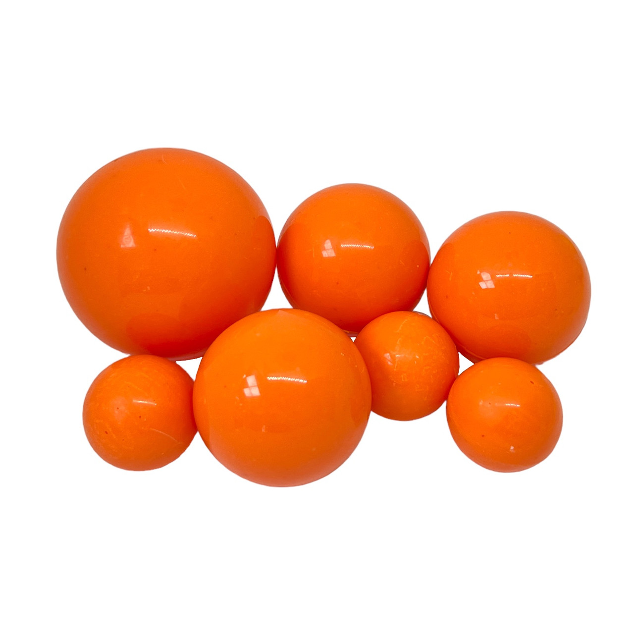 Шоколадні сфери глянсові (7 шт), Помаранчеві, фото 1