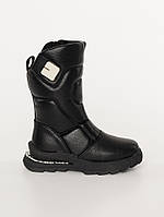 Ботинки для девочки цвет черный ЦБ-00232392