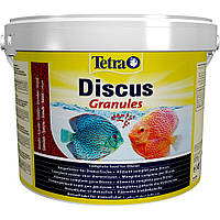 Сухий корм для акваріумних риб Tetra в гранулах Discus 10 л (для дискусів) l