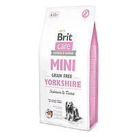 Сухий корм для йоркширських тер'єрів Brit Care Mini GF Yorkshire 7 кг (лосось та тунець) l