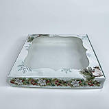 Коробка для пряника, 200*200*30 мм, з вікном, "Святкова гілочка", фото 3