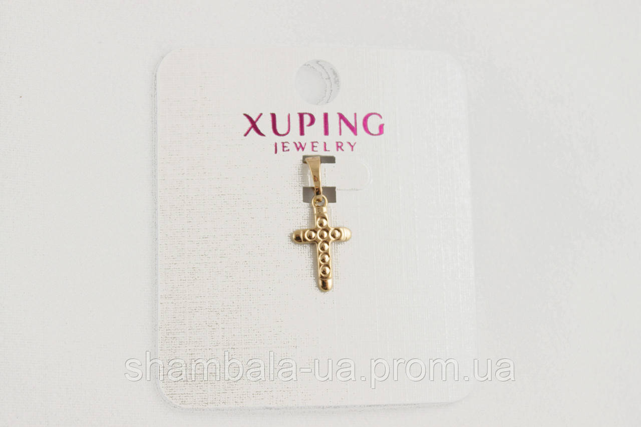 Кулон для підвішування Xuping Jewelry позолота Хрестик (089713)