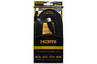 Кабель HDMI 3м плоский Maxkey для підключення відеоапаратури чорний, фото 6