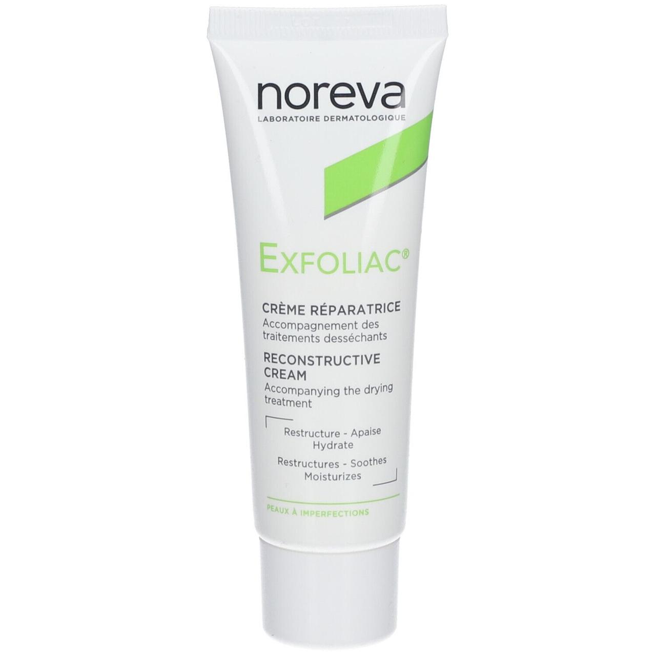 Норева Ексфоліак відновлювальний зволожувальний крем Noreva Exfoliac Creme Reparatrice 40 мл