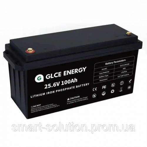24V 100Ah LiFePO4 Battery – GLCE ENERGY