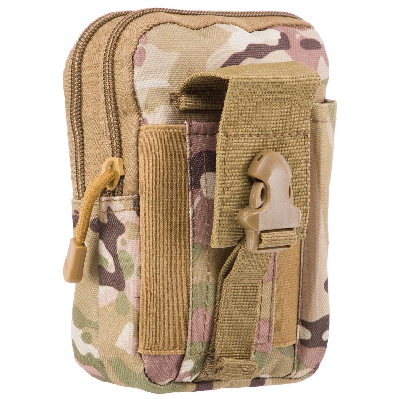 Сумка тактична кріплення MOLLE SP-Sport ZK-5513 размер 17x11x 6см мультикам