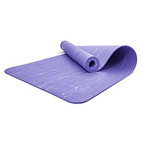 Килимок для йоги з ТПЕ 5мм Reebok RAYG-11045PL фіолетовий