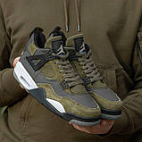 Чоловічі баскетбольні кросівки Air Jordan 4 Retro Khaki, фото 3