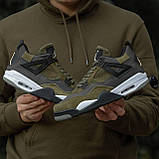 Чоловічі баскетбольні кросівки Air Jordan 4 Retro Khaki, фото 5