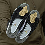 Чоловічі баскетбольні кросівки Air Jordan 4 Retro Khaki, фото 7