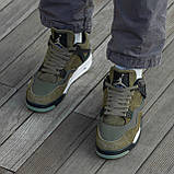 Чоловічі баскетбольні кросівки Air Jordan 4 Retro Khaki, фото 8