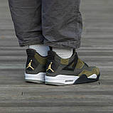 Чоловічі баскетбольні кросівки Air Jordan 4 Retro Khaki, фото 9