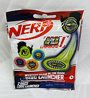 Диски для попадання Нерф NERF Mystery Glow in the Dark Disc Launcher
