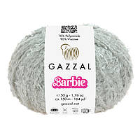 Gazzal BARBIE (Газзал Барби) № 10701 светло-серый (Пряжа вискоза, нитки для вязания)