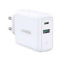 Зарядное устройство для UGREEN CD170 38W USB-C Wall Charger EU (White) (UGR-60468)